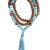 Conjunto de Japamala e Pulseira de Amazonita e Rudraksha - comprar online