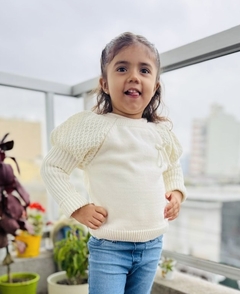 Sweater princesa beba crudo - Mini Feliche