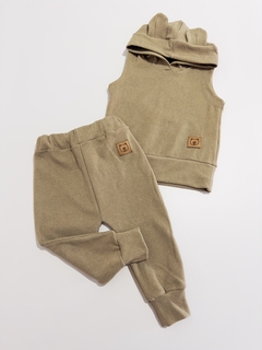 Conjunto Osito camel