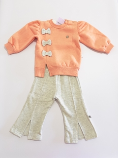 Conjunto moños frisa - Mini Feliche