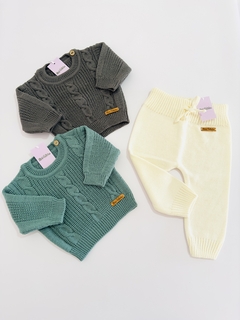 Pantalón recto crudo - comprar online
