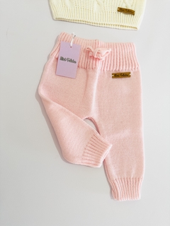 Pantalón recto rosa