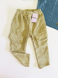 Pantalón corderoy camel 18 a 24 meses