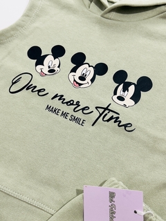 Conjunto Mickey smile verde oliva - Mini Feliche