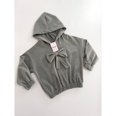 Buzo moño gris frisa soft - comprar online