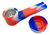 Pipe De Silicone Cachimbo Colorido Reutilizável