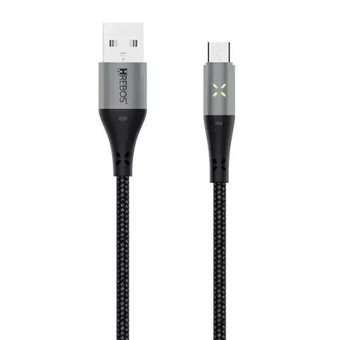 Cabo USB para Micro USB V8 Premium – 1,2m, 3.1A, Revestimento Trançado