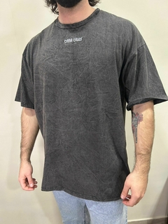 Remera Cara Cruz Gris