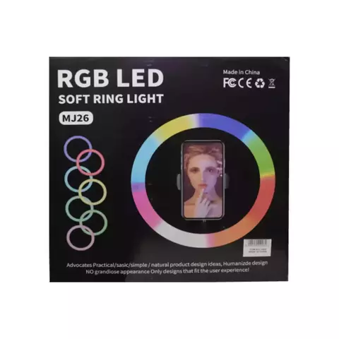 Aro de luz 26cm MJ26 RGB/Calida/Fria "SIN TRIPODE" - comprar online