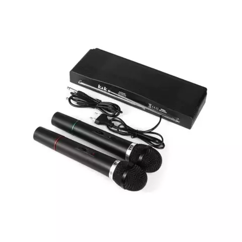 Kit de 2 micrófonos inalámbricos + base AT-306 - comprar online