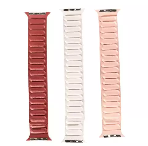 Malla simil cuero magnetica 42/44/45/49mm - comprar online