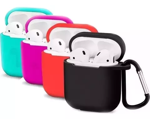 Funda Silicona de Airpods Protectora con Gancho SOUL - comprar online