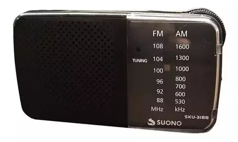 Radio AM/FM 3188-BK-CH SUONO* - comprar online