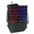 Teclado una mano con RGB - comprar online