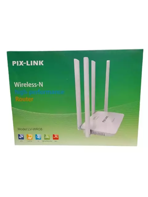 ROUTER WIFI 4 ANTENAS PIX-LINK - comprar online