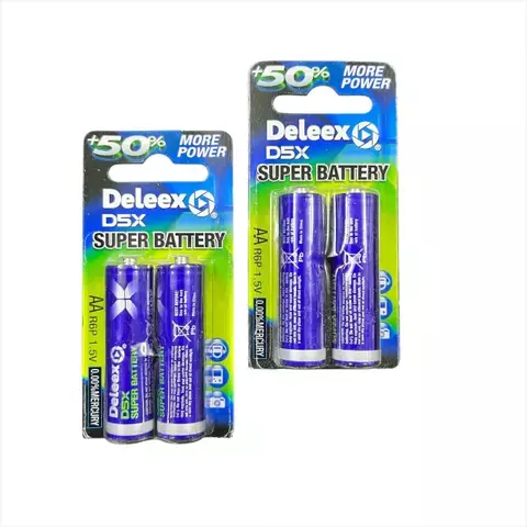 PILAS DELEEX AA PACK X2 - comprar online