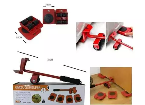 KIT LEVANTA MUEBLES ALTA RESISTENCIA 150kg