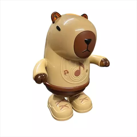 CAPYBARA BAILARIN CON MUSICA Y LUZ