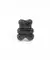 Charm Little Teddy Cravejado Com Zircônias Pretas
