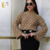 Blusa Renata Marrom 3D na internet