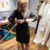 Vestido Luxury em Linho Preto na internet