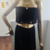 Conjunto em Tricô com Buracos Comprido