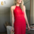 Vestido de Franjas Vermelho - Karina Stacchini