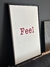 Cuadro "feel" bordado