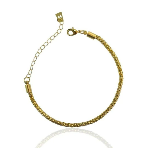 Pulseira Pipoca Banhada a Ouro18k
