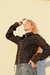 Campera denim gris