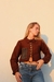 Campera gabardina marron - comprar online