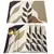Jogos americanos decoração folhas douradas 1 pcs - 30 x40cm - ROCRIS CASA E DECORAÇÃO
