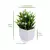 Planta em vaso artificial para mesa - ROCRIS CASA E DECORAÇÃO
