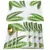 Jogos americanos decoração folhas douradas 1 pcs - 30 x40cm