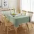 Toalha de mesa de tecido de algodão com borlas - ROCRIS CASA E DECORAÇÃO