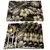 Jogos americanos decoração folhas douradas 1 pcs - 30 x40cm - comprar online