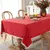 Toalha de mesa de tecido de algodão com borlas - comprar online