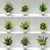 Planta em vaso artificial para mesa - comprar online