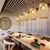 Lustre decorativo de Bambu