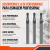 FRESA TOPO ESF. 2CTS. Ø 1,0 X 2 X 50 H3 - 45 HRC - Luctools Ferramentas