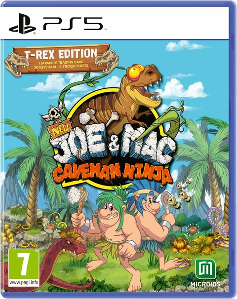 New Joe & Mac:Caveman Ninja-T-Rex Edition - PS5