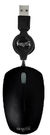 NISUTA Mouse óptico - USB - Mini - Retráctil