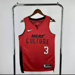 Camisa Regata Miami Heart 2024/2025 #3 Wade