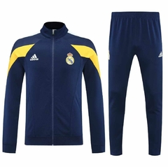 Conjunto Agasalho Real Madrid 2025/2026 Masculina Azul
