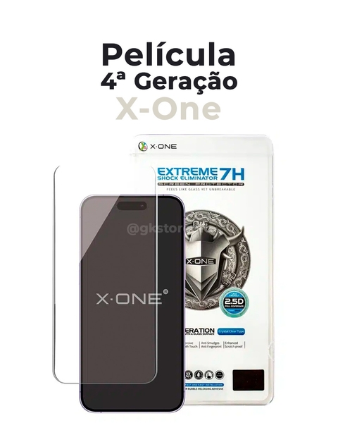 X-One | Película de iPhone 7H 4ª Geração 4 Meses de Garantia de Tela