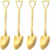 Set Cucharita cafe modelo pala de acero inoxidable 6 unidades 3 medidas
