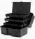 MALETA PREMIUM PRETA 3 BANDEJAS 365X230X197MM