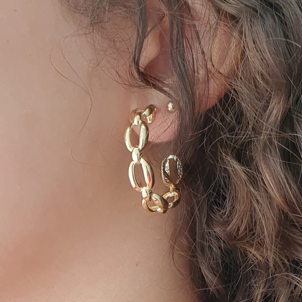 Brinco argola elos G