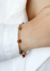 Pulseira Ana, veneziana com esferas jade multicolor - 18cm