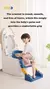 Imagem do Assento Sanitário Dobrável Portátil para Crianças, Treinamento Potty,